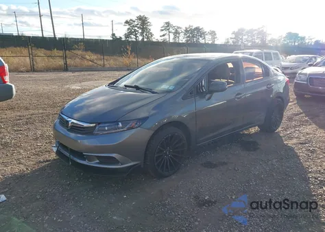 2012 Honda Civic Ex z USA, uszkodzony, nr VIN 2HGFB2F8XCH329688